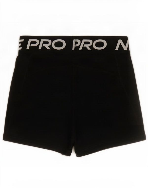 Женские спортивные шорты Nike Dri Fit с графическим принтом UK 8, маленькие черные