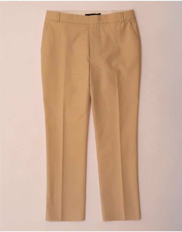Женские прямые брюки чинос Zara EU 40 Medium W30 L26 Бежевые