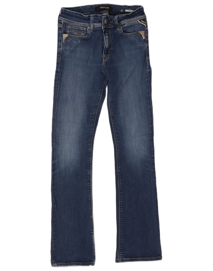Женские джинсы Replay Luz Bootcut W27 L29, синие, хлопок