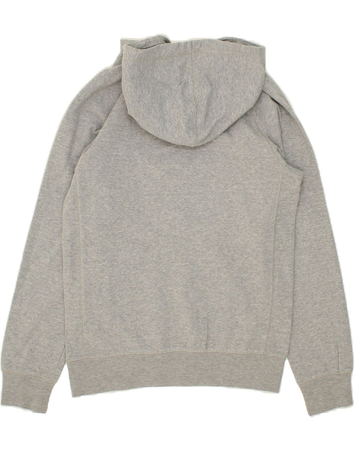 REEBOK Mens Graphic Hoodie Jumper Small Grey Cotton Vintage Reebok and Second-Hand Reebok from Messina Hembry 