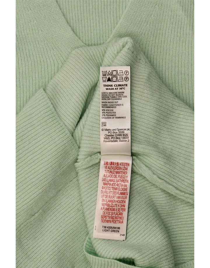 Женская блузка Marks & Spencer Top UK 12, средний зеленый, вискоза