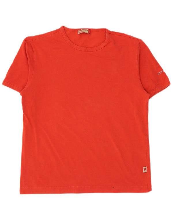Женская футболка Guess UK 18 XL, красный хлопок