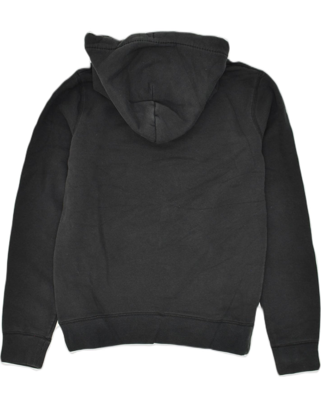 JACK WILLS Womens Graphic Hoodie Jumper UK 12 Medium  Black Cotton | Vintage Jack Wills | Thrift | Second-Hand Jack Wills | Used Clothing | Messina Hembry 