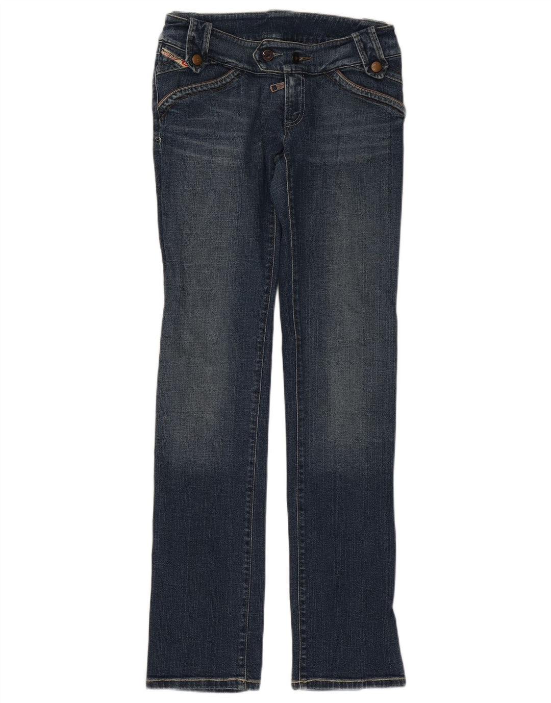 Женские узкие джинсы Diesel W29 L34, синие, хлопок