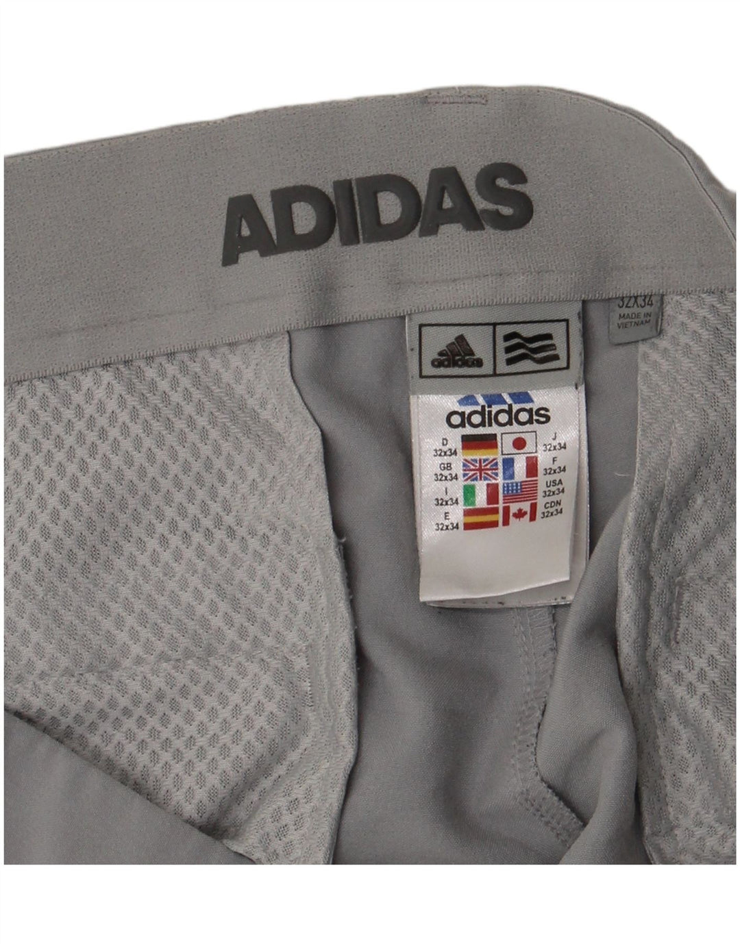 Женские узкие брюки чинос Adidas W32 L34 Серый полиэстер
