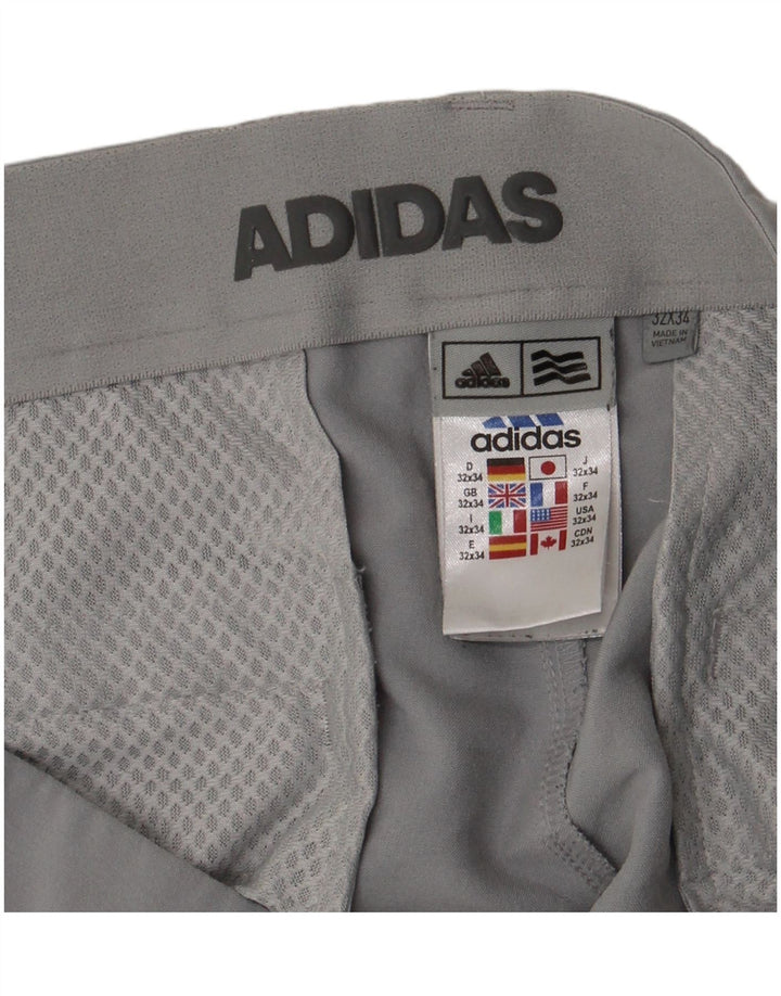 Женские узкие брюки чинос Adidas W32 L34 Серый полиэстер