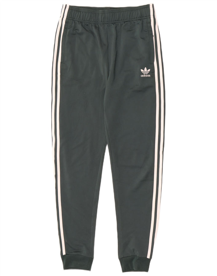 Спортивный костюм Adidas для мальчиков Брюки-джоггеры 15-16 лет Зеленый полиэстер
