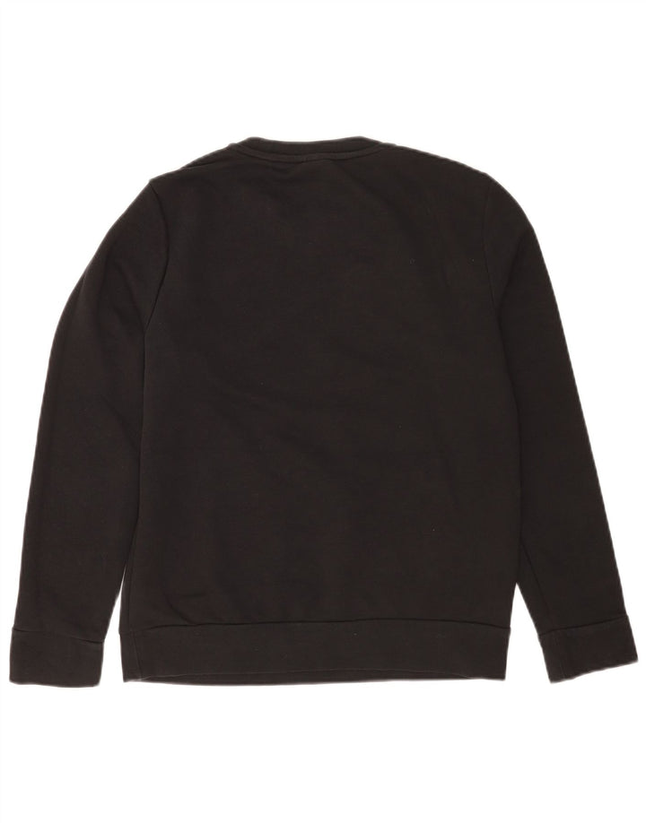 Женский джемпер Adidas Regular Fit с графикой, Великобритания 12/14, средний черный