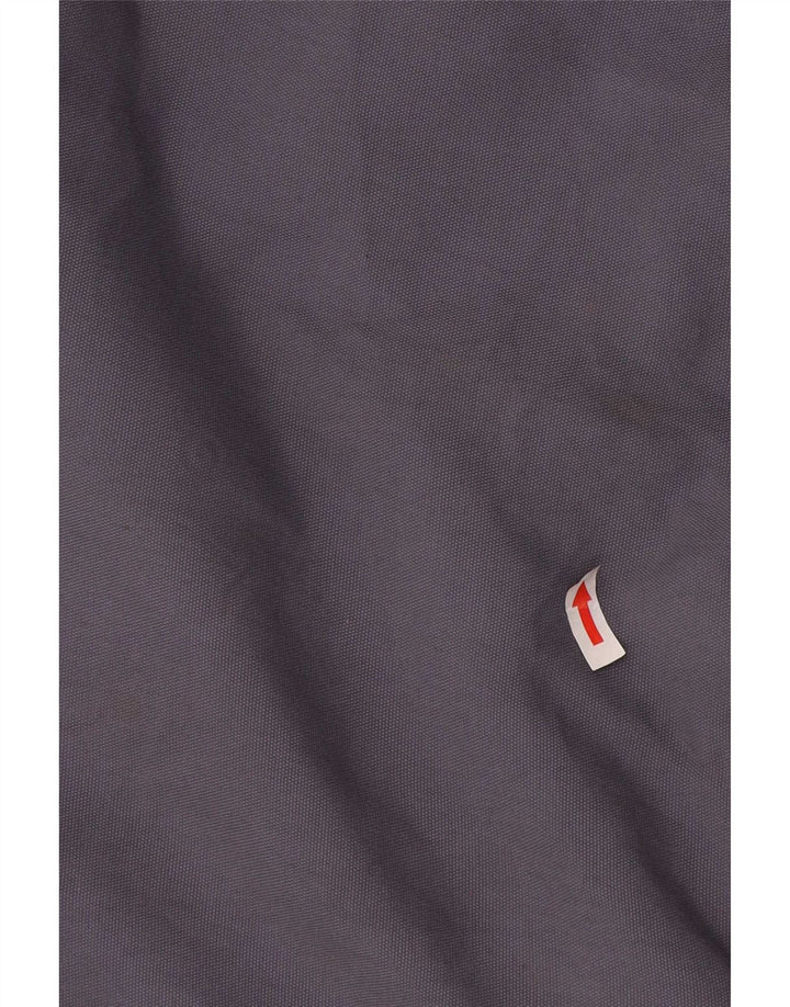 Мужская лыжная куртка Ellesse с капюшоном UK 42 XL, серая с цветными блоками, полиамид