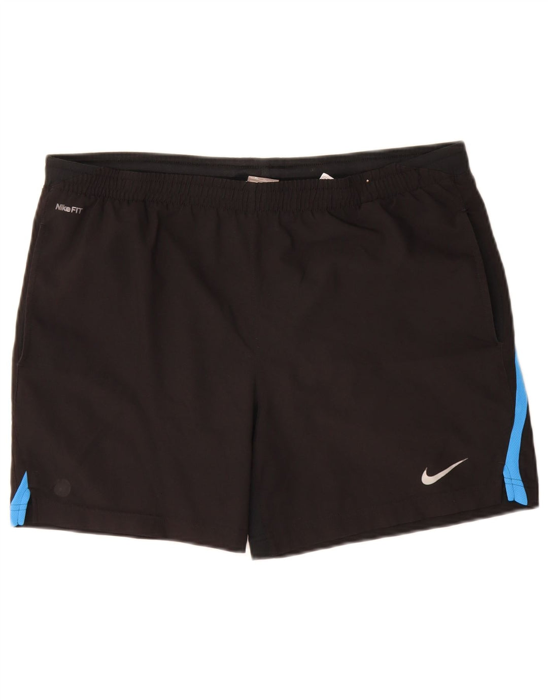 Спортивные шорты Nike для мальчиков 13–14 лет XL, черный полиэстер с цветными блоками