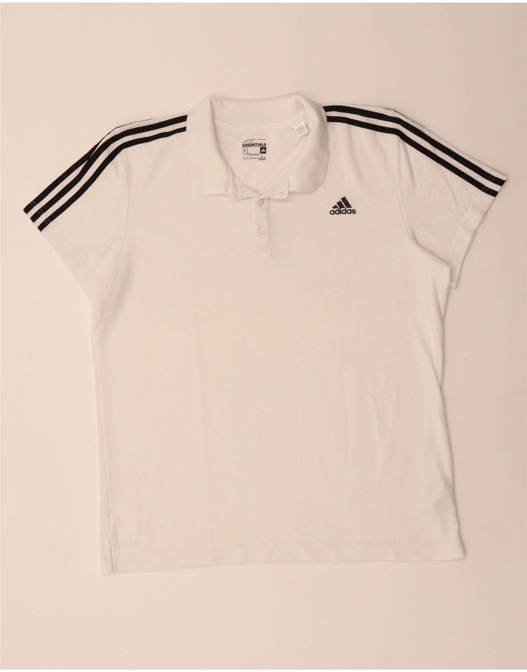 Мужская рубашка-поло Adidas Climalite XL, белый полиэстер