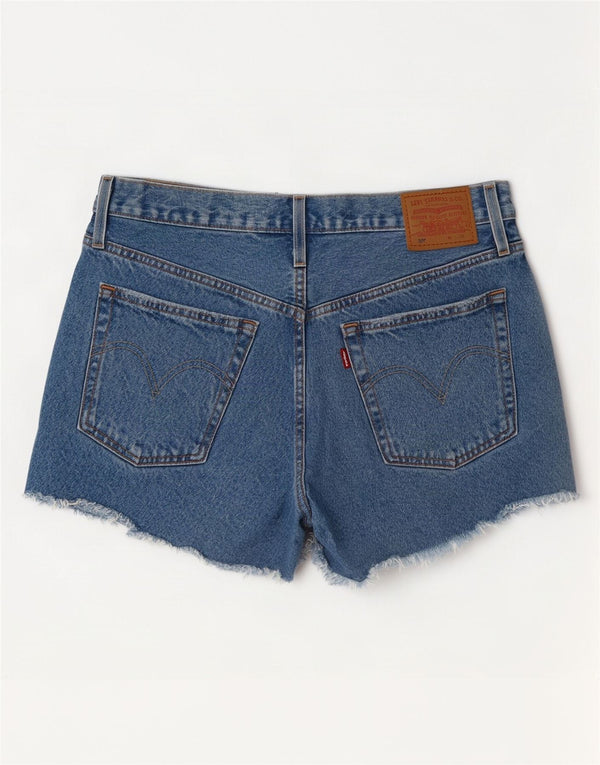 Женские джинсовые шорты Levi's 501 W30, средний синий, хлопок