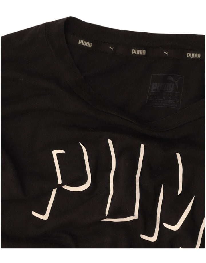 Женская футболка оверсайз с рисунком PUMA Top UK 16, большая черная