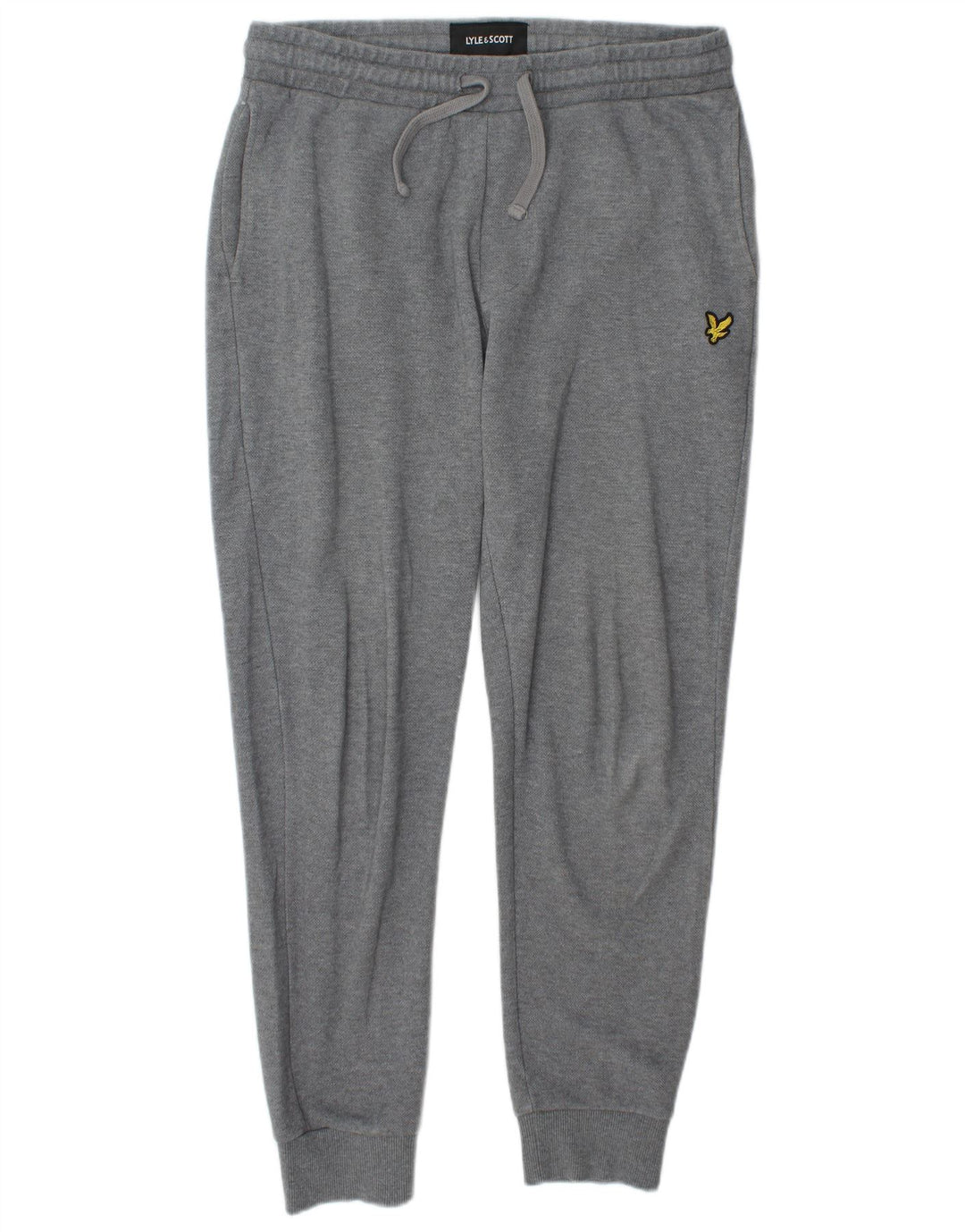 Мужские спортивные брюки Lyle & Scott, джоггеры среднего серого цвета, хлопок