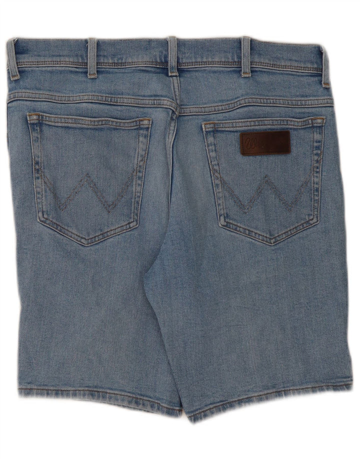 Женские джинсовые шорты Wrangler Texas W34, большие синие, хлопок