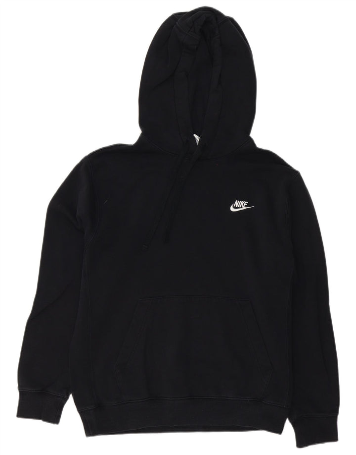Мужской джемпер с капюшоном Nike, маленький черный, хлопок