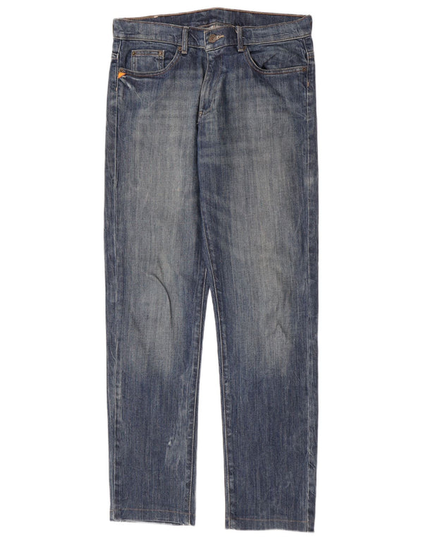 Мужские прямые джинсы Kappa Perfect Fit W32 L31, синие, хлопок