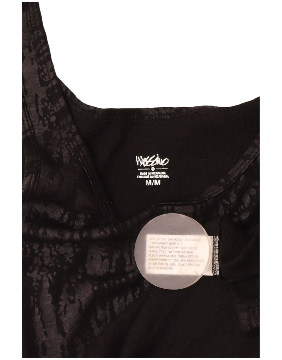 Женский жилет MOSSIMO UK 12, средний черный, хлопок с животным принтом