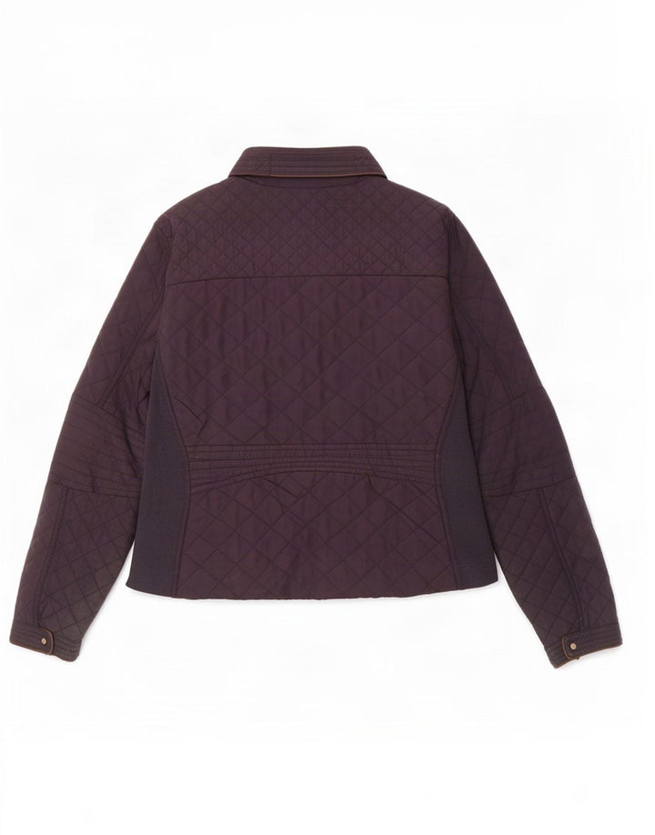 Женская стеганая куртка Zara UK 18 XL темно-синяя