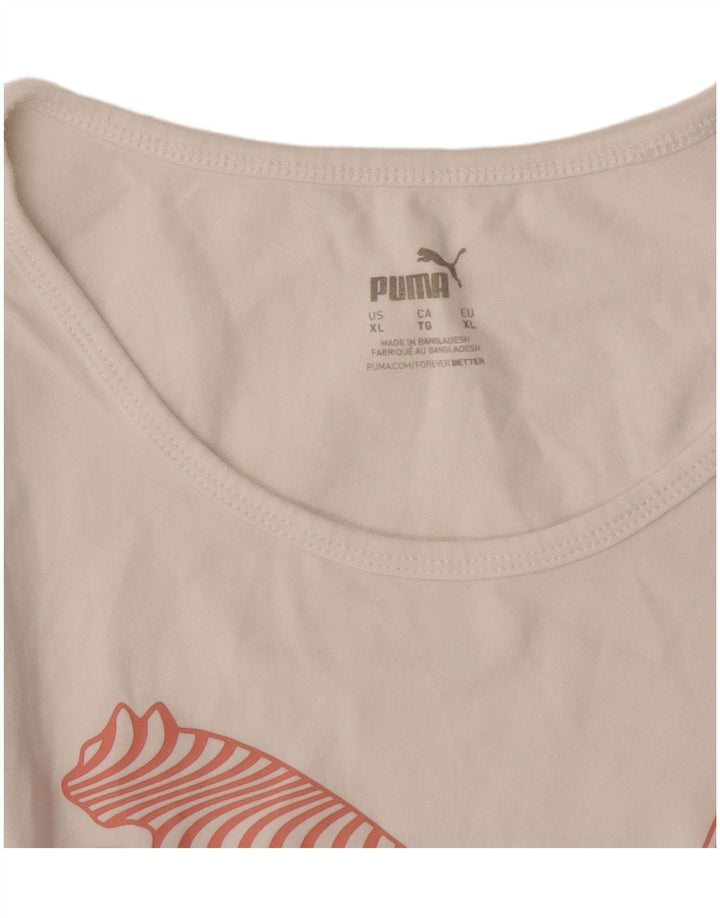 Женский жилет с рисунком Puma UK 18 XL Белый