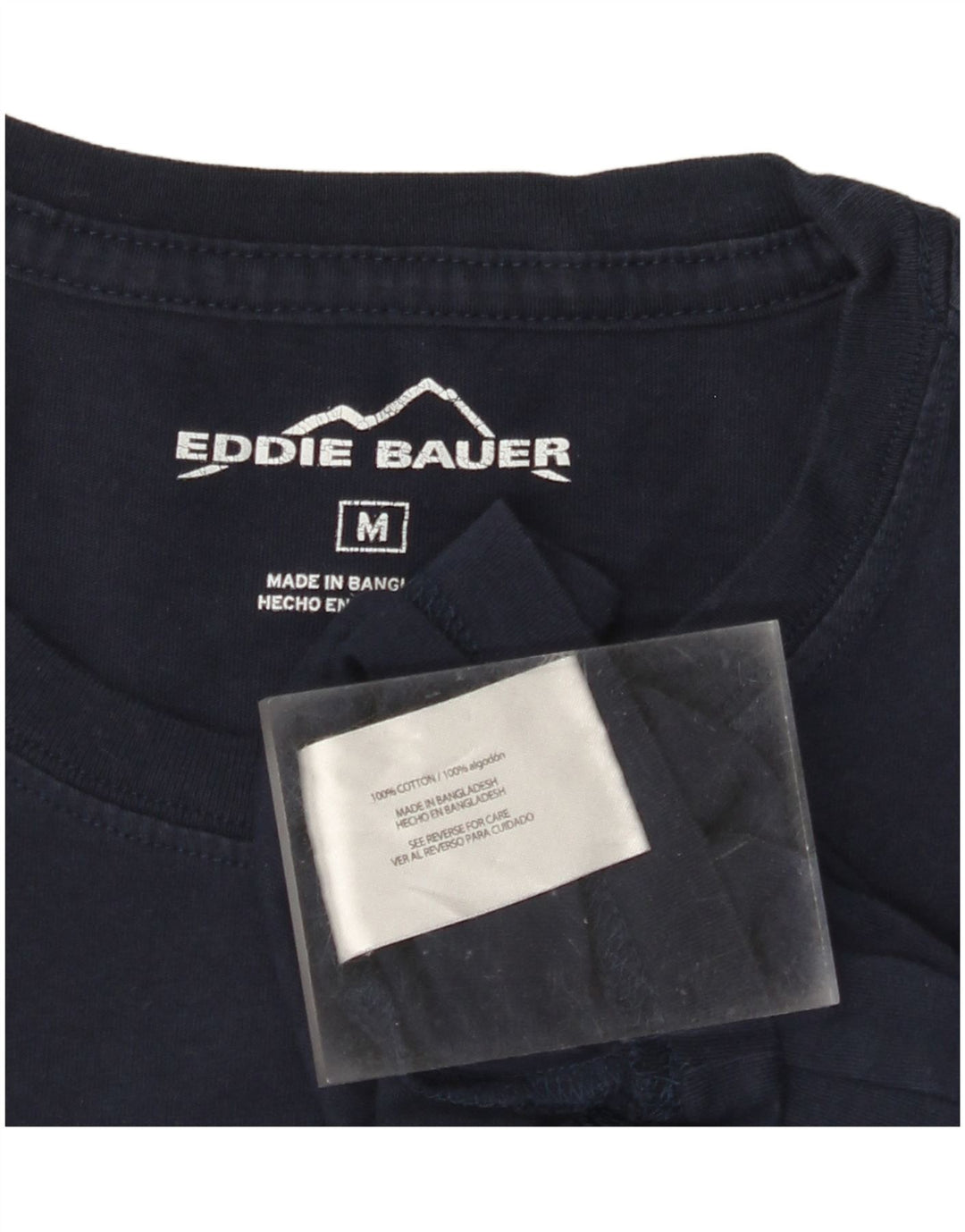 Мужская футболка EDDIE BAUER, средний темно-синий, хлопок