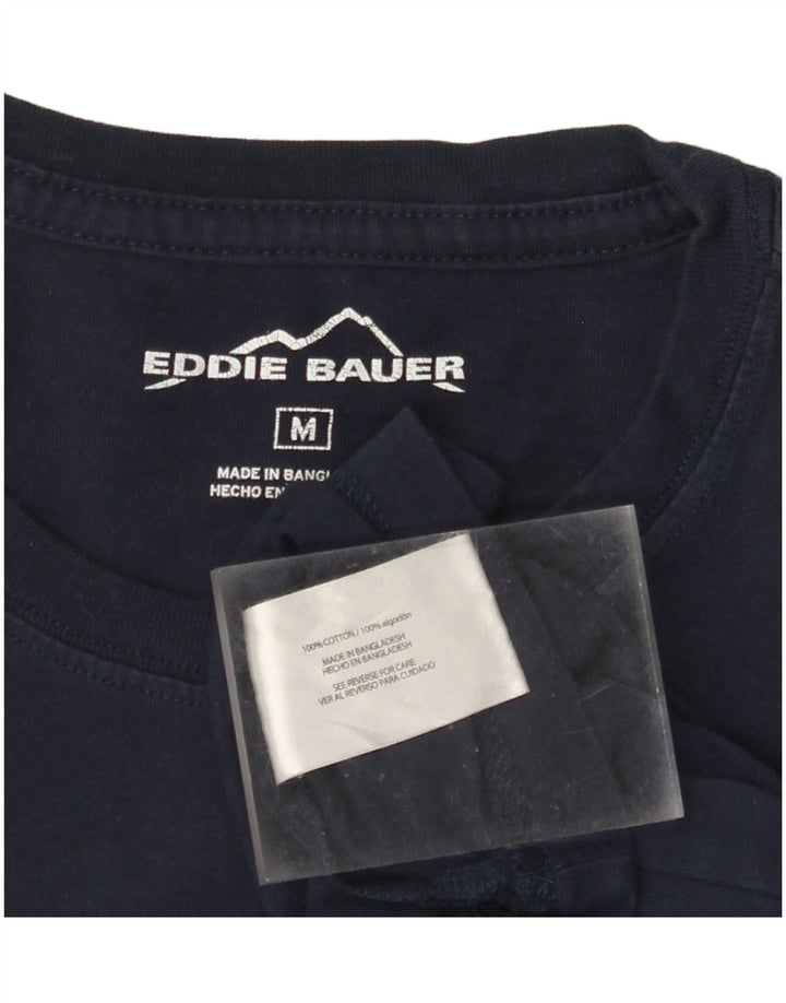 Мужская футболка EDDIE BAUER, средний темно-синий, хлопок