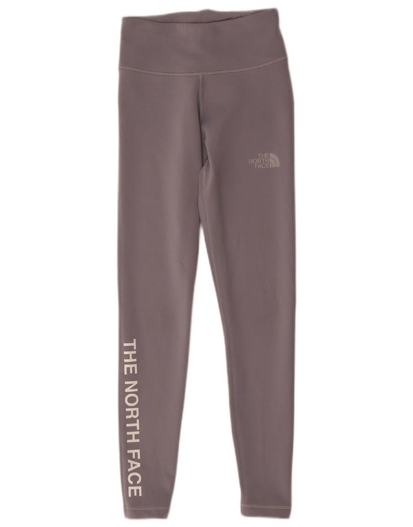Женские леггинсы с рисунком The North Face UK 6 XS, серый полиэстер