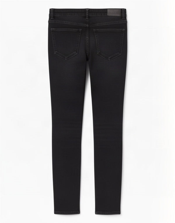 Женские джинсы скинни Zara EU 38, маленькие W28 L26, черные