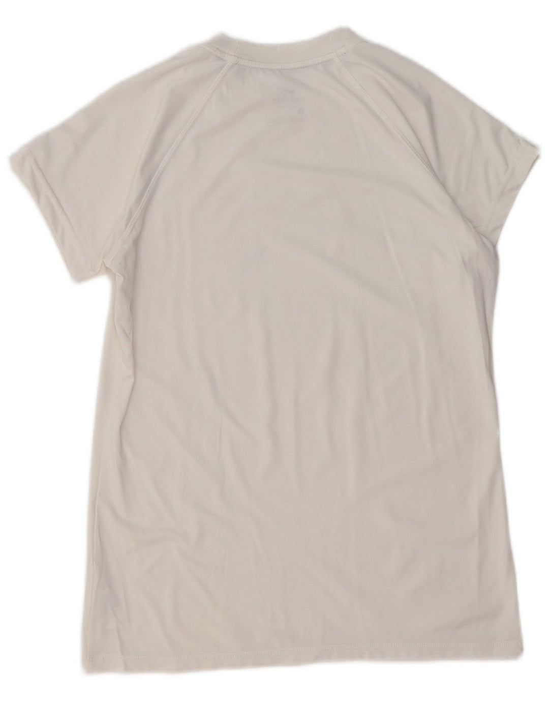 Женская футболка NIKE Dri Fit с графическим рисунком Top UK 12, средний белый полиэстер