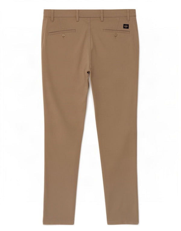 Dockers Мужские брюки-чиносы Alpha Slim W34 L32 Хаки Хлопок
