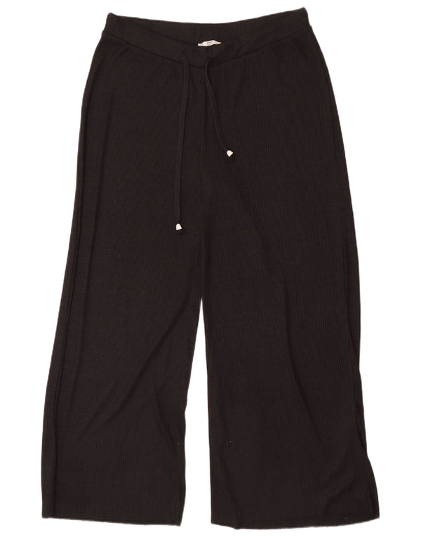Женские широкие спортивные брюки Zara UK 18 XL, черные