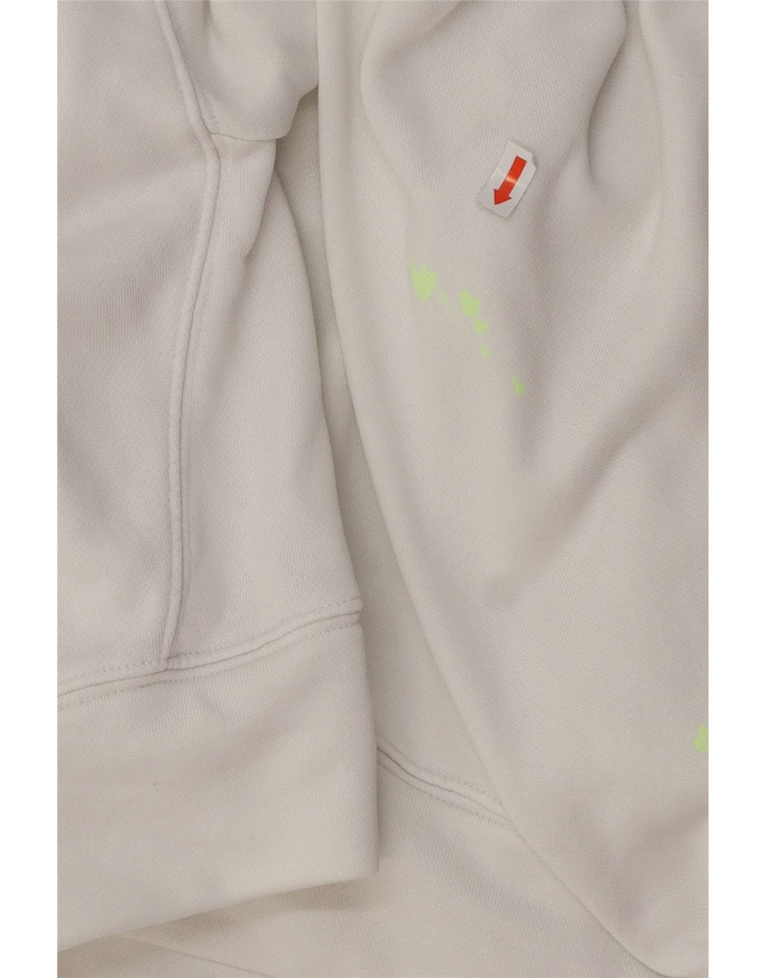 Женский укороченный джемпер с капюшоном ADIDAS UK 10, маленький размер, белый хлопок