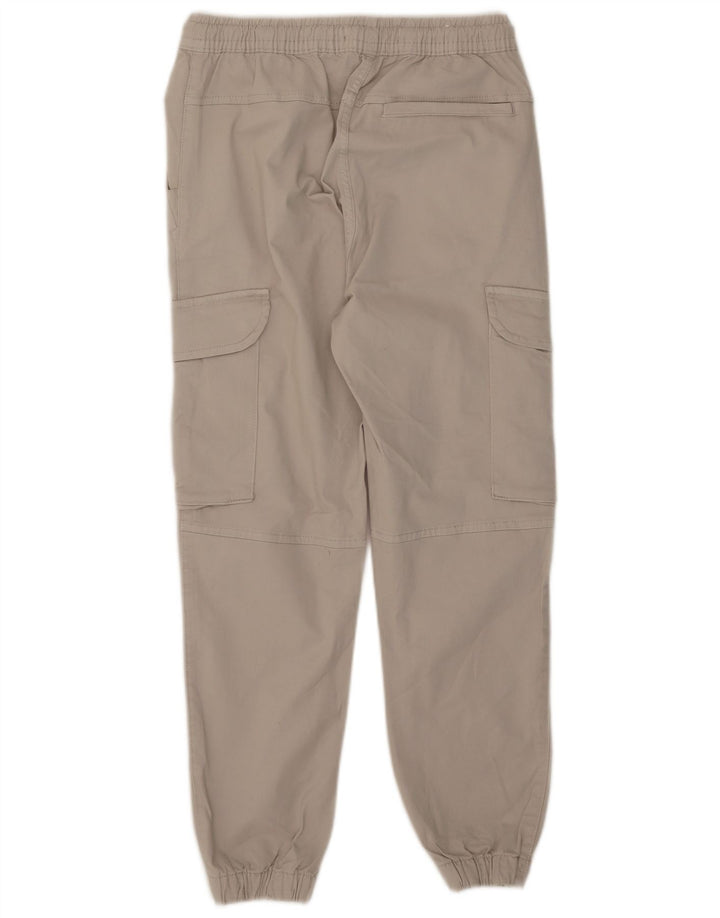 Мужские брюки-карго Zara, маленькие W30 L26, бежевые