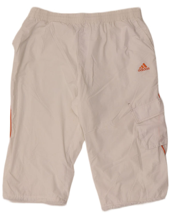 Adidas Мужские прямые брюки-карго XL W36 L19 Белый полиэстер