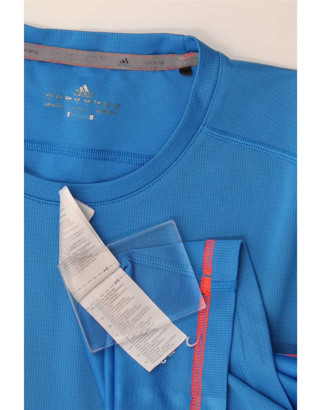 Мужская футболка Adidas Top Large Blue из полиэстера
