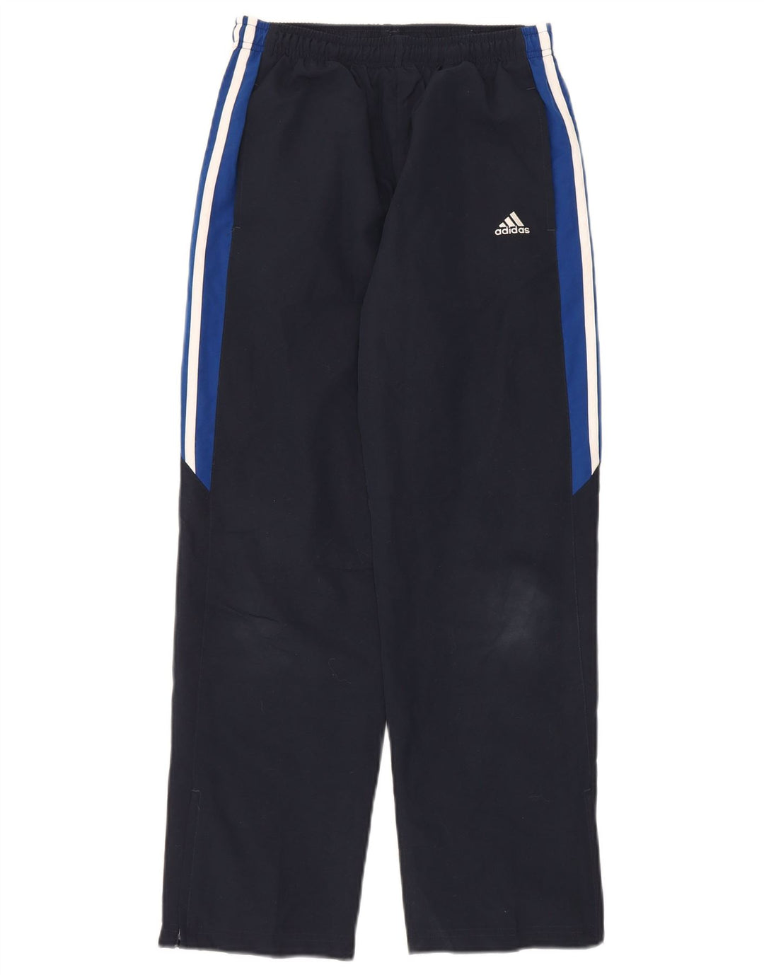 Спортивные брюки Adidas для мальчиков 11–12 лет, темно-синие, полиэстер с цветными блоками