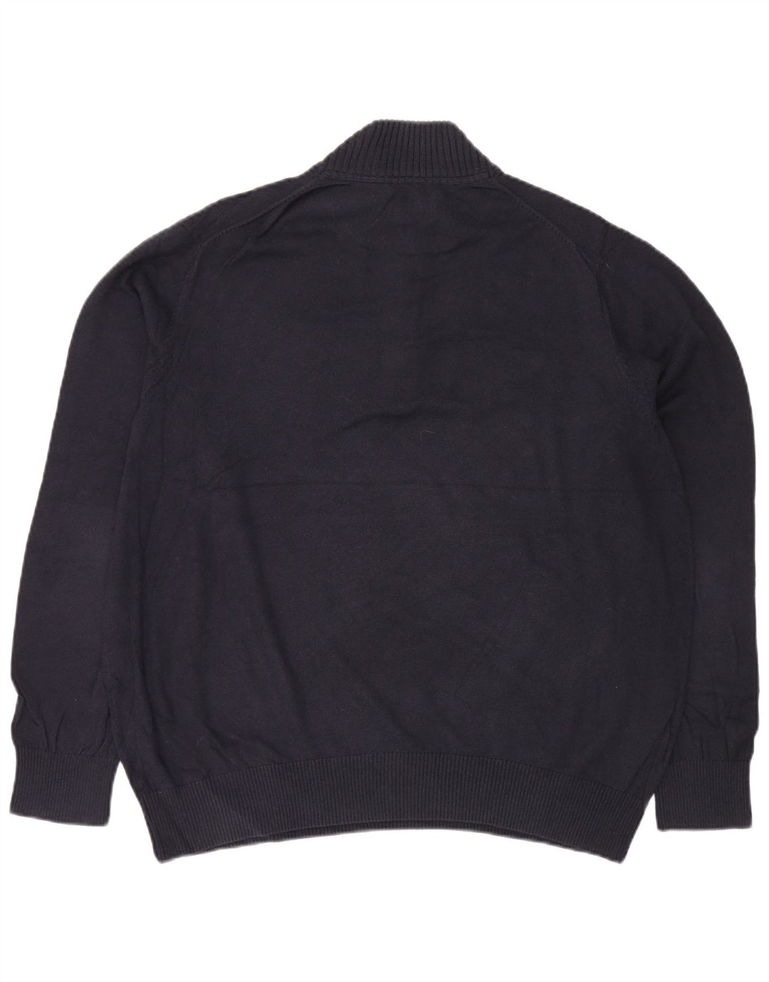 Мужской свитер EDDIE BAUER с воротником на молнии XL, темно-синий, хлопок