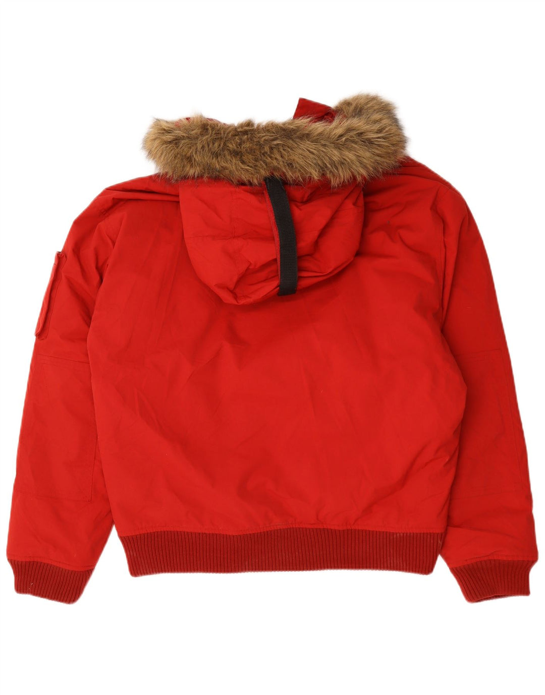Мужская утепленная куртка с капюшоном Helly Hansen UK 40, большой красный нейлон