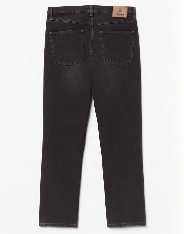 Мужские прямые джинсы Wrangler стандартного кроя W34 L30, черный хлопок