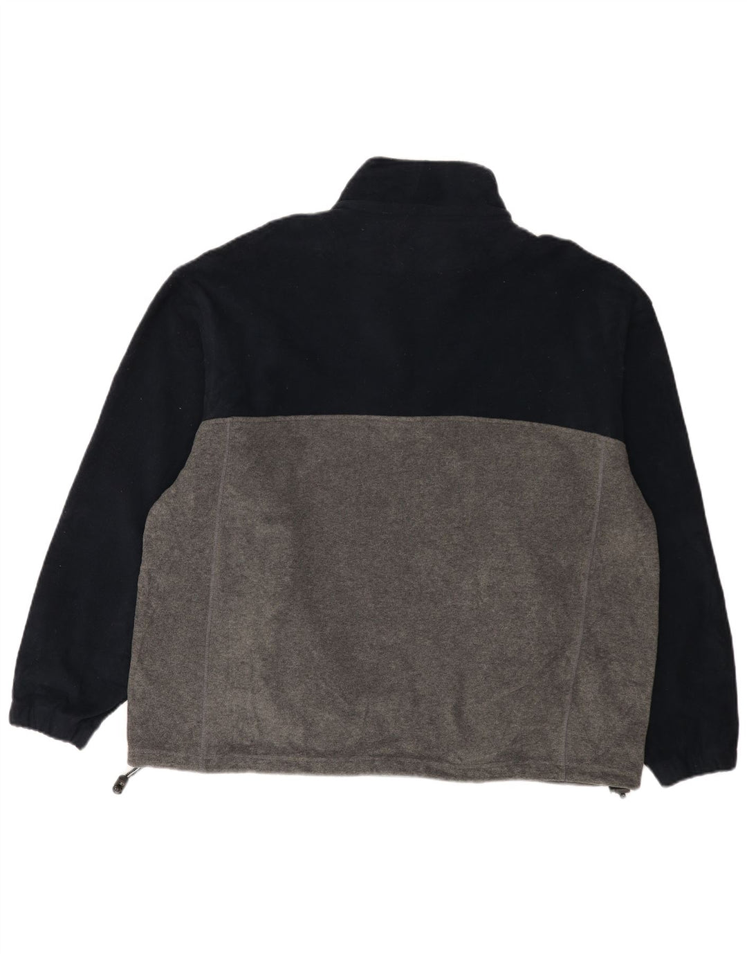 Мужской флисовый джемпер Champion с воротником на молнии, темно-синий, полиэстер с цветными блоками