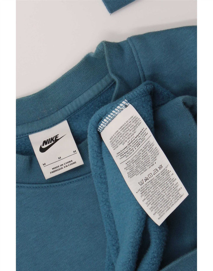 Мужской свитшот с рисунком Nike, средний синий, цветной блок