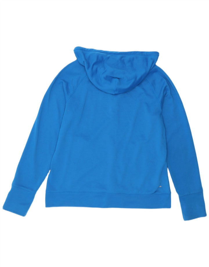 Женский свитер с капюшоном Adidas Climalite на молнии, Великобритания 20/22 XL, синий полиэстер