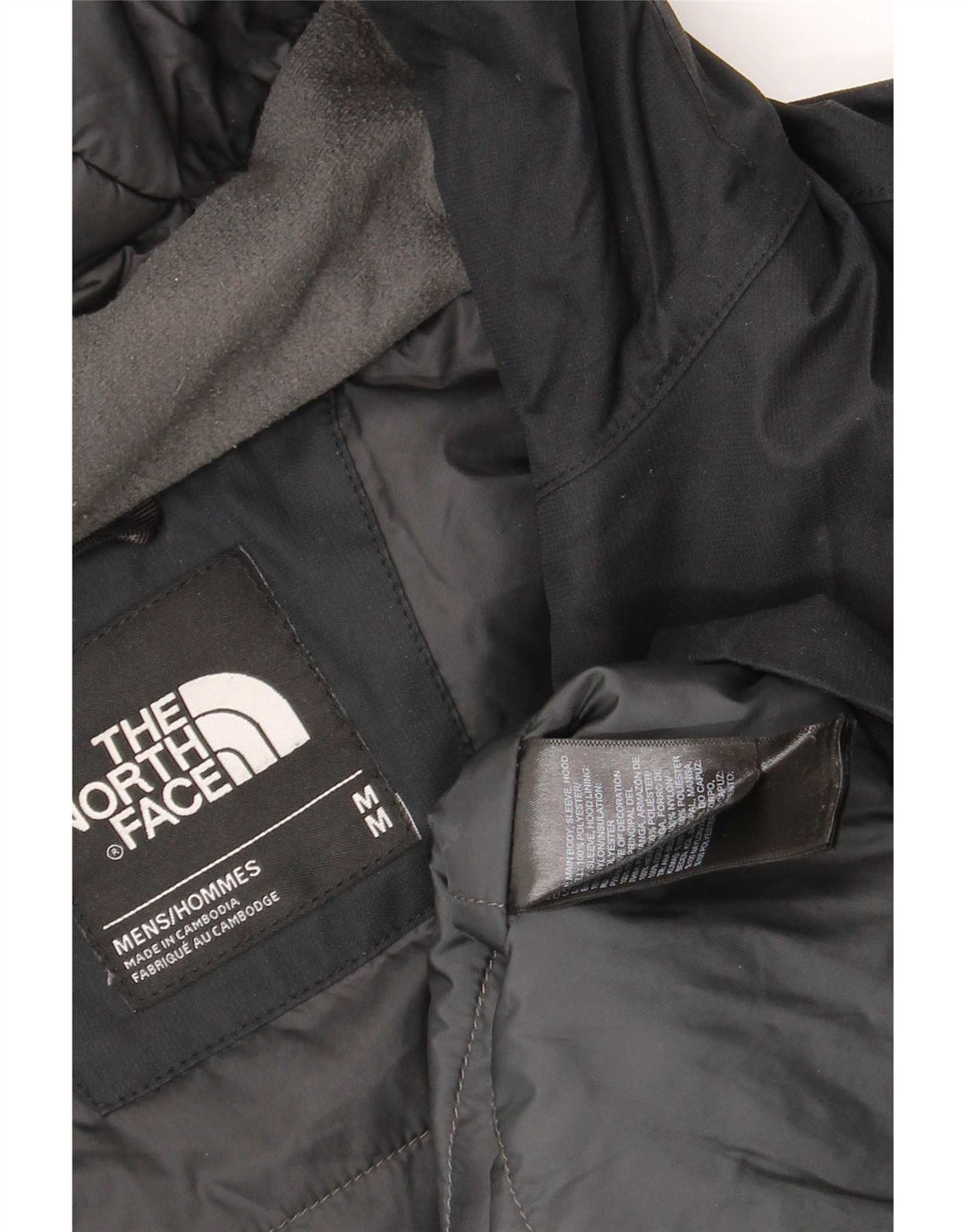 Мужская ветровка с капюшоном The North Face UK 38, средний черный полиэстер