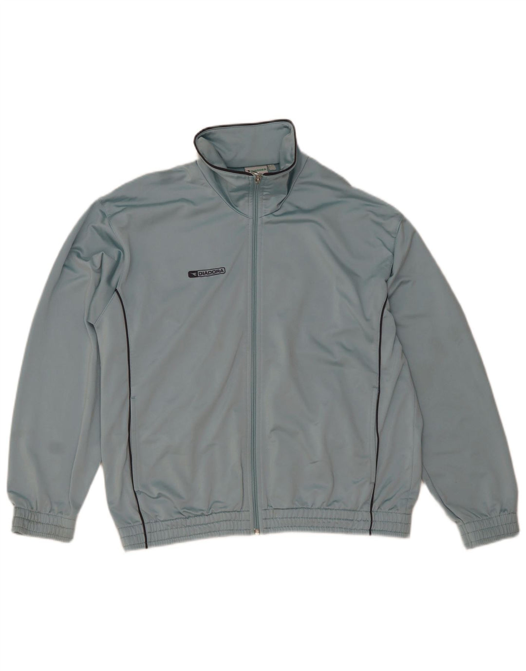 Мужской спортивный костюм Diadora, большая синяя куртка из полиэстера