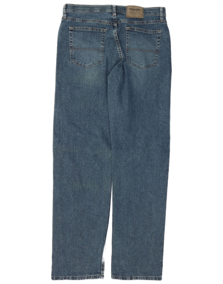 Мужские прямые джинсы Wrangler W32 L34, синие, хлопок