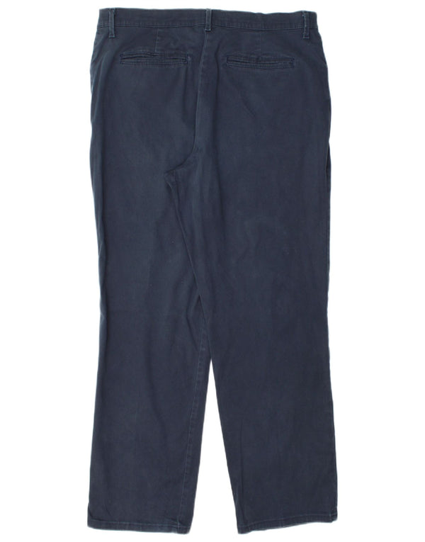 Женские прямые повседневные брюки Lee, США 12, большие W32 L28, темно-синие, хлопковые