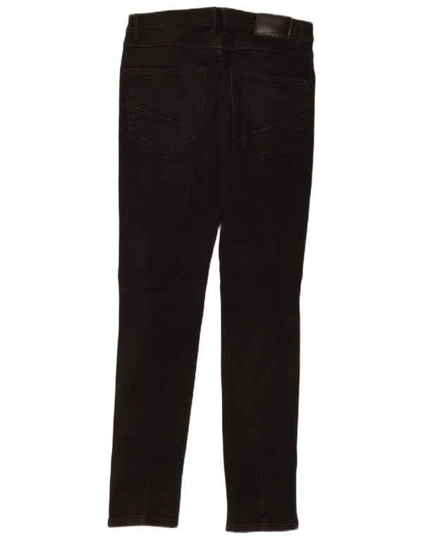 Zara Mens Distressed Skinny Jeans EU 36 XS W29 L30 Black