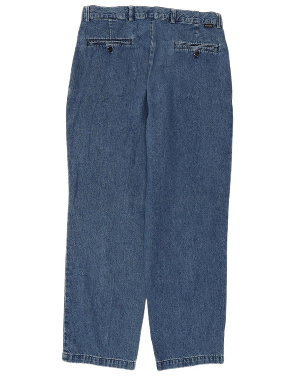 Женские прямые джинсы классического кроя Dockers W34 L30, синий хлопок