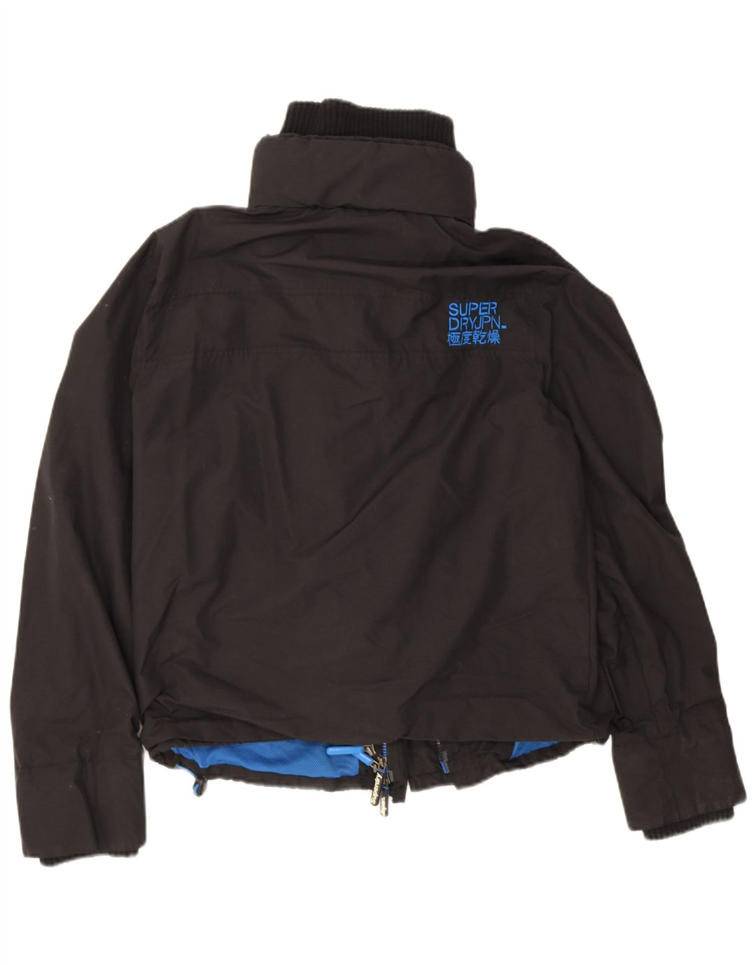 Женская куртка-бомбер Superdry The Windcheater UK 18 XL, черный нейлон