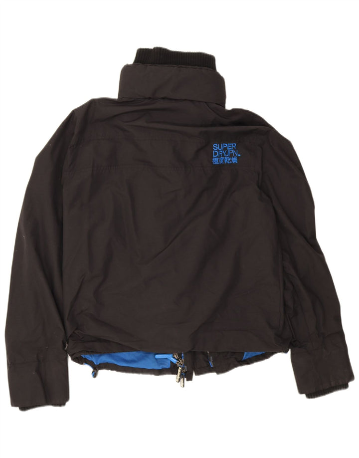 Женская куртка-бомбер Superdry The Windcheater UK 18 XL, черный нейлон
